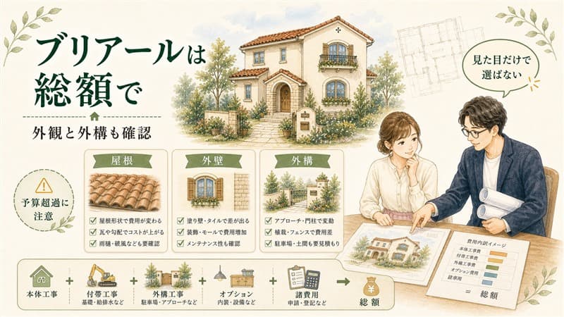 一条工務店ブリアールの坪単価｜総額と予算超過の注意点 